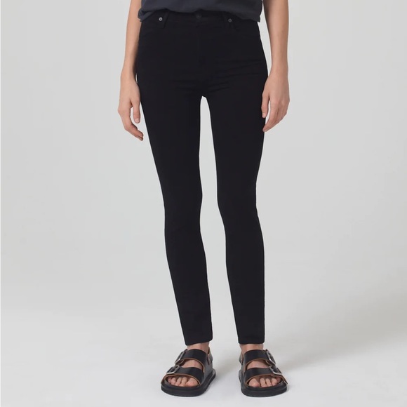 Citizens of Humanity Chrissy High Rise Skinny
In Plush Black - Picture 1 of 6